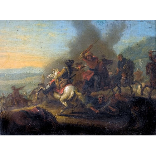 GEORG PHILIPP I RUGENDAS : Reiterschlacht (DOBIASCHOFSKY AUKTIONEN AG)