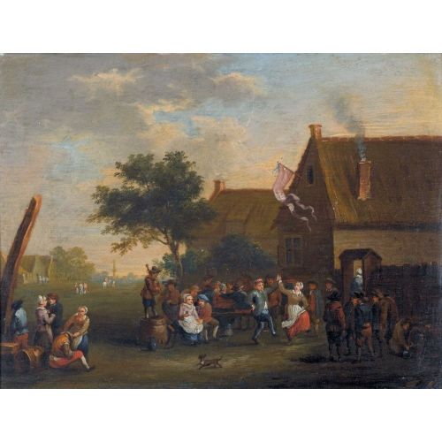 DAVID II TENIERS : Bauernhochzeit (DOBIASCHOFSKY AUKTIONEN AG)