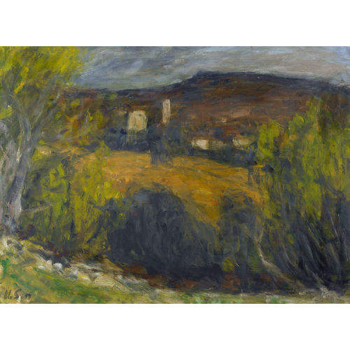 HEINZ SCHWARZ : Expressive Landschaft bei Opio (DOBIASCHOFSKY AUKTIONEN AG)