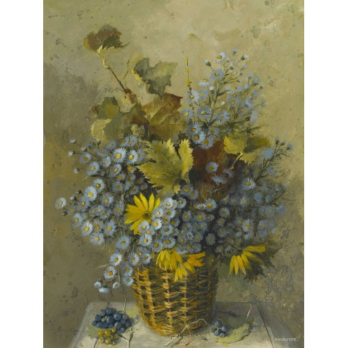 REN�E YOLANDA HAUSER : 'Fleurs d′Automne' (DOBIASCHOFSKY AUKTIONEN AG)
