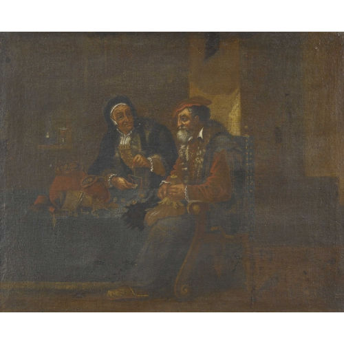 DAVID II TENIERS : Die Geizigen (DOBIASCHOFSKY AUKTIONEN AG)