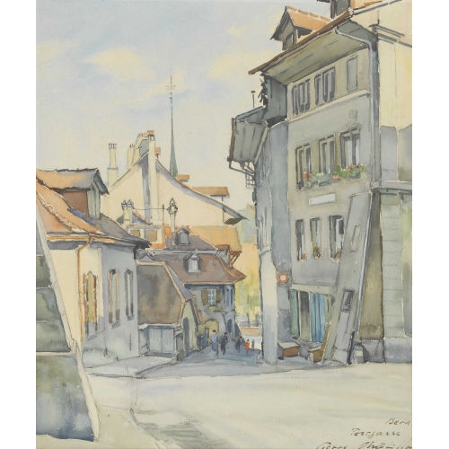 PIERRE CH�TILLON : 'Bern Postgasse' (DOBIASCHOFSKY AUKTIONEN AG)