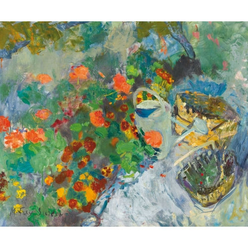 MARGUERITE FREY-SURBEK : Der sommerliche Garten (DOBIASCHOFSKY AUKTIONEN AG)