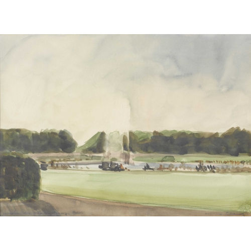 ALBERT CHAVAZ : 'Jardin du Luxembourg, Paris' (DOBIASCHOFSKY AUKTIONEN AG)