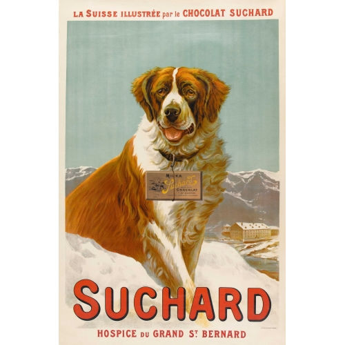 JOSEPH MARIE HUSSON : 'Suchard. Hospice du Grand St. Bernard' (DOBIASCHOFSKY AUKTIONEN AG)