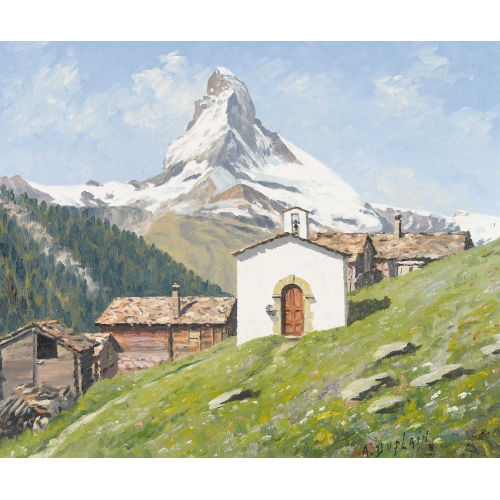 ALBERT DUPLAIN : Das Matterhorn (DOBIASCHOFSKY AUKTIONEN AG)