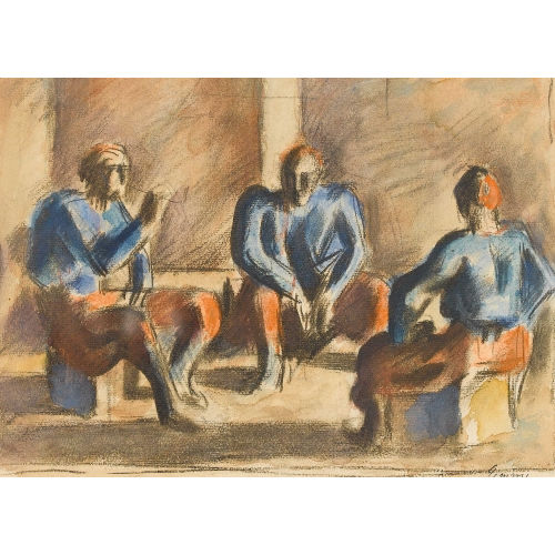 WILHELM GIMMI : 'Drei Spahis' (DOBIASCHOFSKY AUKTIONEN AG)