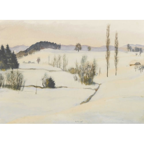 RUDOLF M�LLER : Winterlandschaft (DOBIASCHOFSKY AUKTIONEN AG)