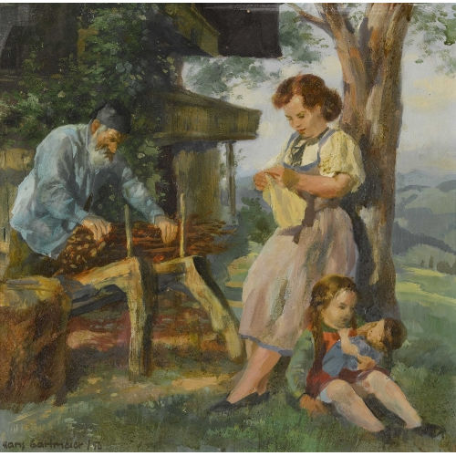 HANS GARTMEIER : 'Der Wedelenmacher (Emmental)' (DOBIASCHOFSKY AUKTIONEN AG)