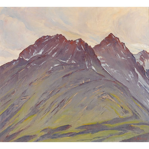 LOUIS D�RR : 'Piz Julier mit Albana' (DOBIASCHOFSKY AUKTIONEN AG)