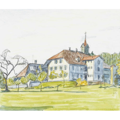 BRUNO HESSE : Schulhaus auf der Oschwand (DOBIASCHOFSKY AUKTIONEN AG)