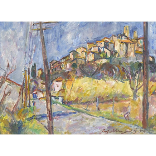 FRITZ MEIJER : S�dliche Landschaft mit einer Stadt (DOBIASCHOFSKY AUKTIONEN AG)