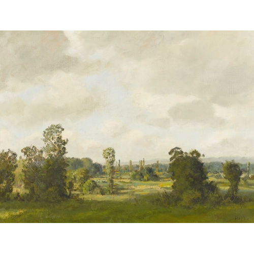 RUDOLF M�LLER : Weite Landschaft mit B�umen (DOBIASCHOFSKY AUKTIONEN AG)