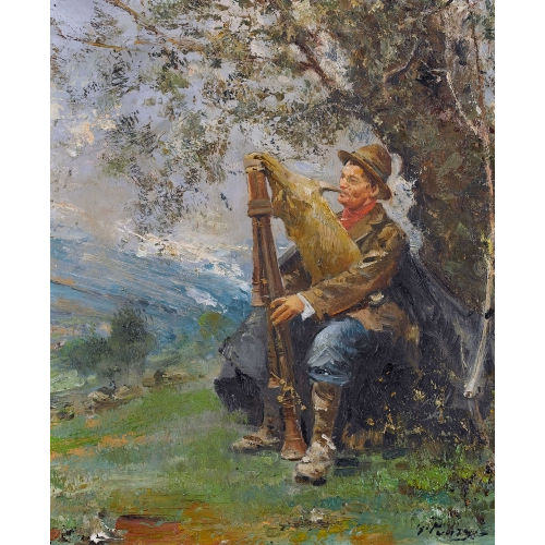 GIOVANNI PANZA : 'Lo Zampognaro' (DOBIASCHOFSKY AUKTIONEN AG)
