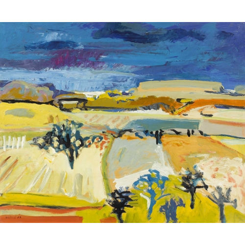 JEAN KRILL� : Expressive Feldlandschaft (DOBIASCHOFSKY AUKTIONEN AG)