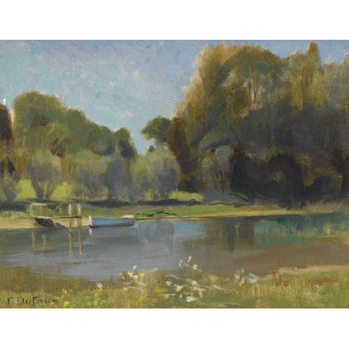 AUGUSTE FR�D�RIC DUFAUX : 'L′�tang' (DOBIASCHOFSKY AUKTIONEN AG)