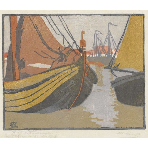 MARTHA CUNZ : 'Holl�ndischer Fischerhafen' (DOBIASCHOFSKY AUKTIONEN AG)