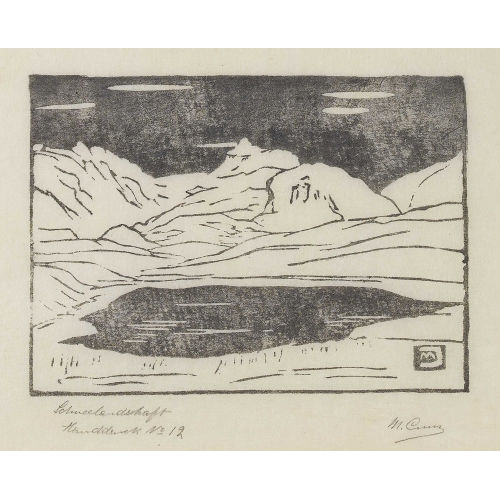 MARTHA CUNZ : 'Schneelandschaft' (DOBIASCHOFSKY AUKTIONEN AG)