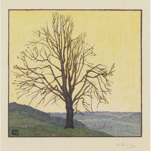 MARTHA CUNZ : 'Linde auf der Berneck' (DOBIASCHOFSKY AUKTIONEN AG)