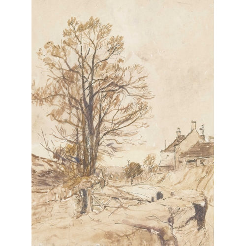ANDR� ALBERT MARIE DUNOYER DE SEGONZAC : 'A Country Lane in Autumn' (DOBIASCHOFSKY AUKTIONEN AG)