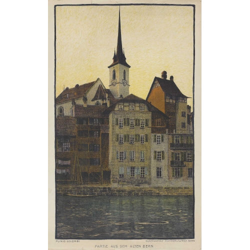 PLINIO COLOMBI : 'Partie aus dem alten Bern' (DOBIASCHOFSKY AUKTIONEN AG)