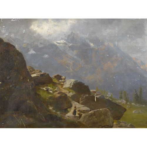 FRIEDRICH ZIMMERMANN : 'Triftenalp' (DOBIASCHOFSKY AUKTIONEN AG)