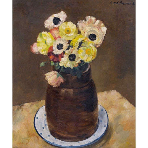 AIM� VICTOR BARRAUD : Stillleben mit Anemonen (DOBIASCHOFSKY AUKTIONEN AG)