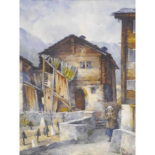 OTTO M�HLY : 'In Zermatt' (DOBIASCHOFSKY AUKTIONEN AG)