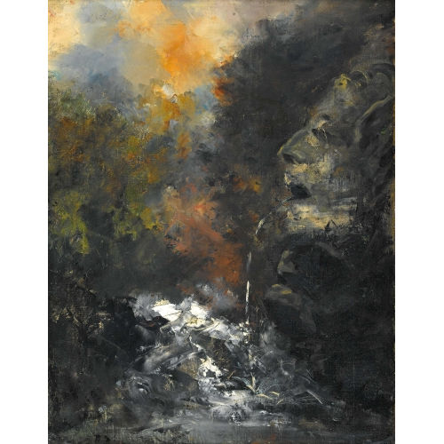 GUSTAVE COURBET : 'Environs de Tiernet' (DOBIASCHOFSKY AUKTIONEN AG)