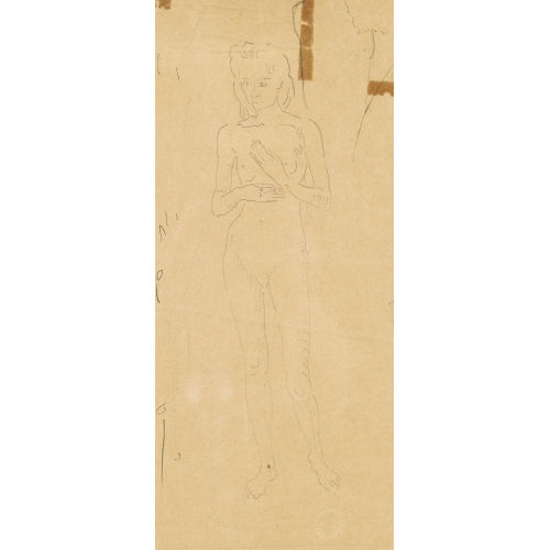 FERDINAND HODLER : Studie zu 'Wahrheit' (DOBIASCHOFSKY AUKTIONEN AG)