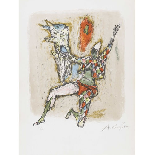 ALOIS CARIGIET : Der Clown und der Falke (DOBIASCHOFSKY AUKTIONEN AG)