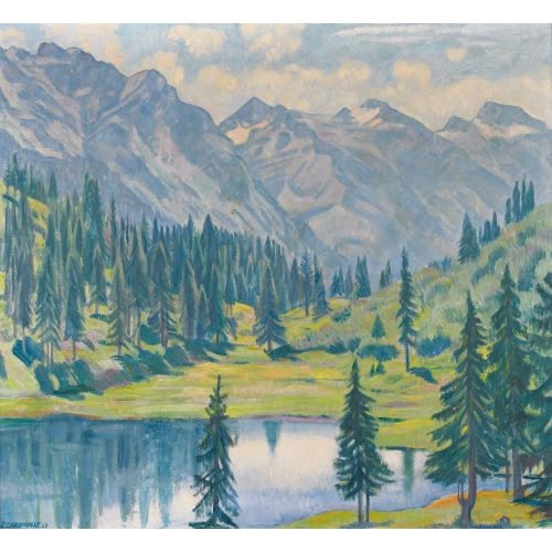 EMIL CARDINAUX : 'Lago d′Osso' (DOBIASCHOFSKY AUKTIONEN AG)