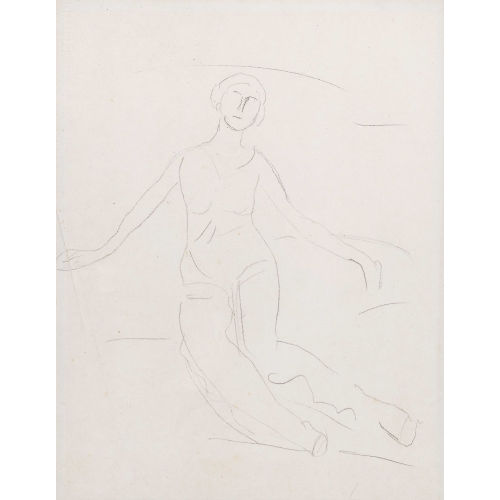 FERDINAND HODLER : Studie zu 'Floraison' (DOBIASCHOFSKY AUKTIONEN AG)