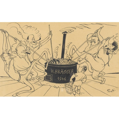 ALBERT) LINDI (EIGTL. LINDEGGER : 'H. Br�gger 1946' (DOBIASCHOFSKY AUKTIONEN AG)