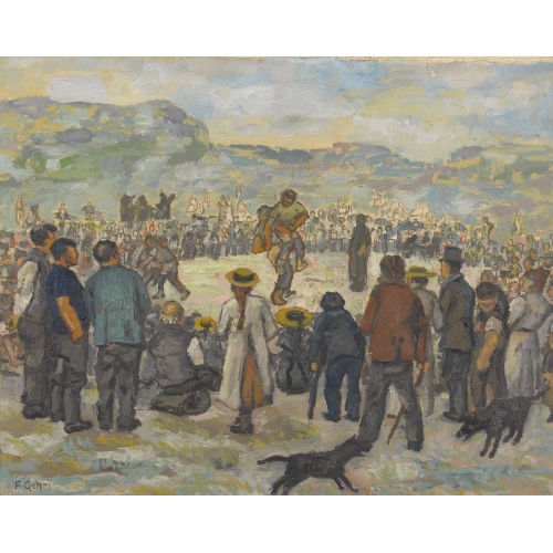 FRANZ GEHRI : Der Ringkampf (DOBIASCHOFSKY AUKTIONEN AG)