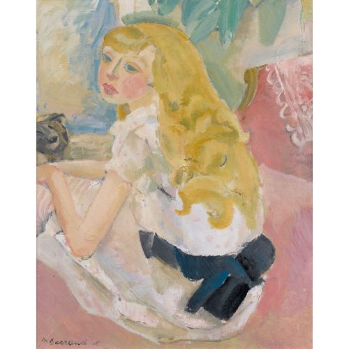 MAURICE BARRAUD : 'Fillette Endimanche' (DOBIASCHOFSKY AUKTIONEN AG)