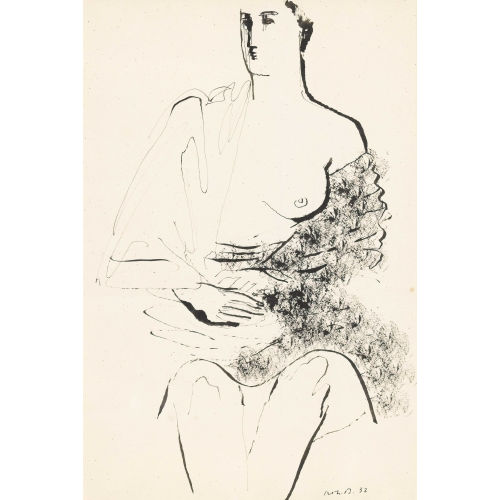 RODOLPHE TH�OPHILE BOSSHARD : Femme assise (DOBIASCHOFSKY AUKTIONEN AG)