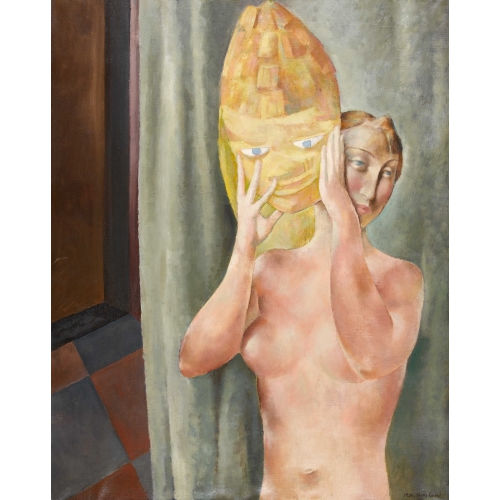 RODOLPHE TH�OPHILE BOSSHARD : 'Nu au Masque' (DOBIASCHOFSKY AUKTIONEN AG)