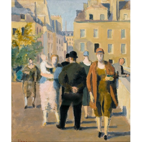 WILHELM GIMMI : 'Le Pont Marie II' (DOBIASCHOFSKY AUKTIONEN AG)