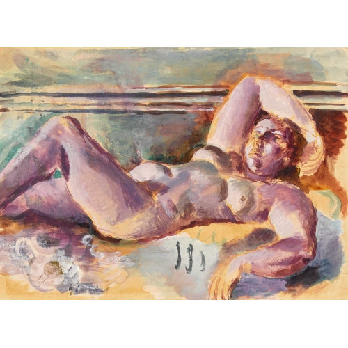 WILHELM GIMMI : 'Le repos du mod�le' (DOBIASCHOFSKY AUKTIONEN AG)