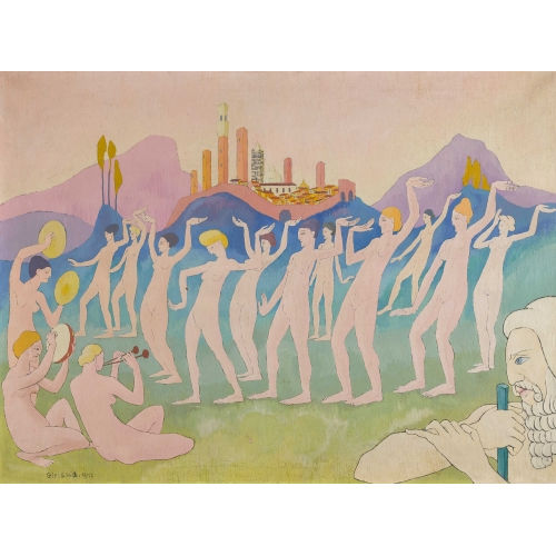 PIERRE-PAUL GIRIEUD : 'Danse des filles d′Isra�l - Printemps' (DOBIASCHOFSKY AUKTIONEN AG)