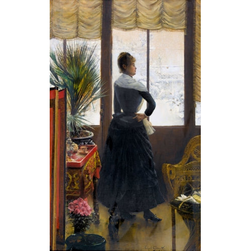 NORBERT GOENEUTTE : 'Reine dans l′Atelier de son Fr�re' (DOBIASCHOFSKY AUKTIONEN AG)