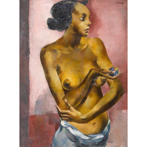 ADRIEN HOLY : Buste de femme noire (DOBIASCHOFSKY AUKTIONEN AG)