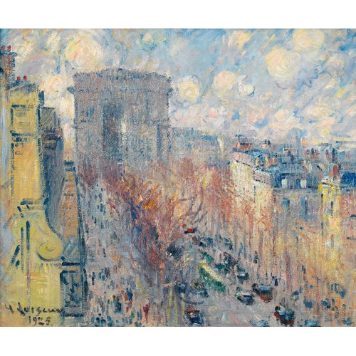 GUSTAVE LOISEAU : 'Avenue Friedland, Paris' (DOBIASCHOFSKY AUKTIONEN AG)