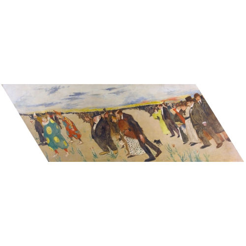 TH�OPHILE-ALEXANDRE STEINLEN : 'La marche en trois lignes' (DOBIASCHOFSKY AUKTIONEN AG)