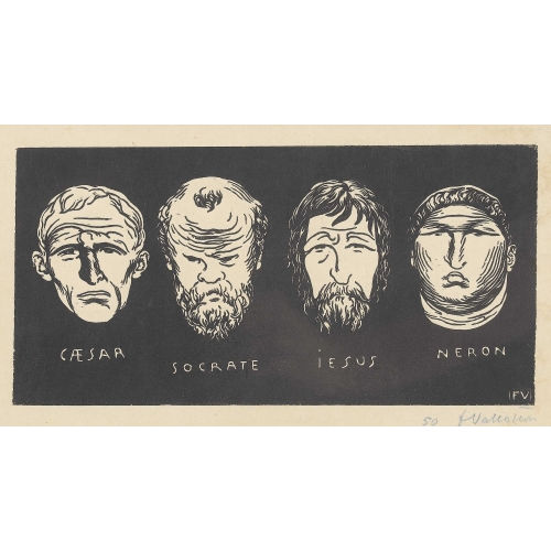 F�LIX VALLOTTON : 'Caesar, Socrate, Iesus, Neron' (DOBIASCHOFSKY AUKTIONEN AG)