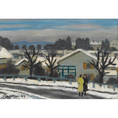 FRED STAUFFER : Winterlandschaft (DOBIASCHOFSKY AUKTIONEN AG)