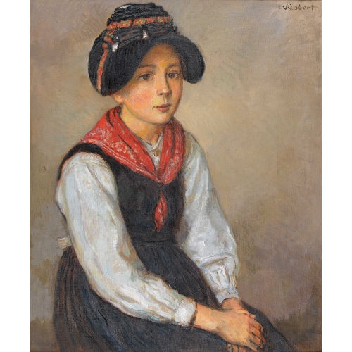 HENRI MARCEL ROBERT : Jeune �vol�narde (DOBIASCHOFSKY AUKTIONEN AG)
