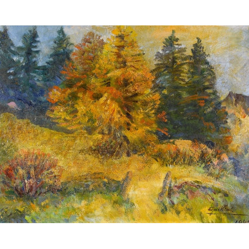 EDGAR VITAL : Herbstlicher Waldrand (DOBIASCHOFSKY AUKTIONEN AG)