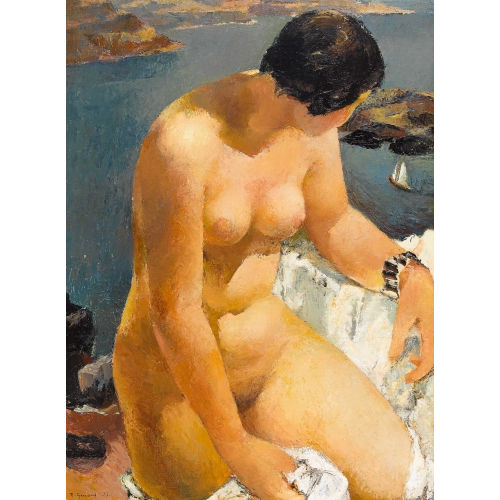 NANETTE GENOUD : La baigneuse (DOBIASCHOFSKY AUKTIONEN AG)